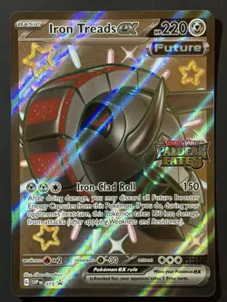 Pokemon SV Black Star Promo Paldean Fates Stamped Iron Treads ex SVP 073 NM - Image 3