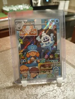 Pokemon TCG Vanillish Illustration Rare 190/182 Snowflake Stamp Promo Calendar - Image 1