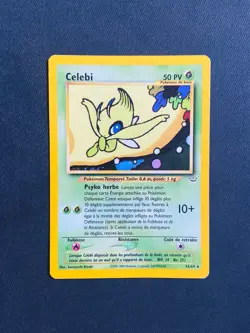Carte Pokemon Celebi 16/64 RARE Neo Revelation Wizards - Image 1