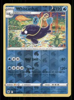 Whiscash SWSH10: Astral Radiance #036/189 Uncommon Reverse Holo Pokemon LP - Image 1