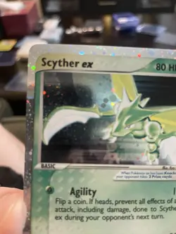 Pokemon EX Ruby & Saphire Scyther ex 102/109 Holo, NM - Image 5