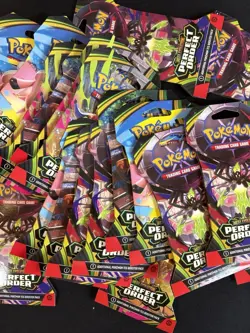 Pokemon tcg: perfect order booster packs! (25 sealed) - Image 1