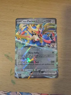 Pokemon Card Hop's Zacian ex #111 Journey Together Holo - Image 1