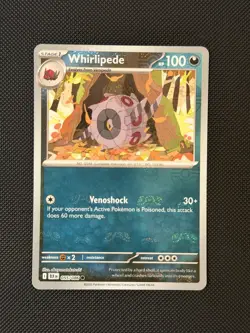 Whirlipede 055/086 - Pokemon TCG - Scarlet & Violet Black Bolt (Masterball) - Image 1