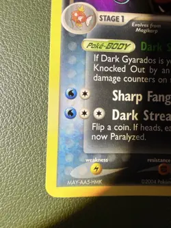 Nintendo Dark Gyarados 36/109 EX Team Rocket Returns Holo English 80 HP - Image 5