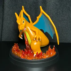 Charizard EX Super-Premium Collection (Figure Only), Pokemon Card Display Stand - Image 1