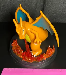 Charizard EX Super-Premium Collection (Figure Only), Pokemon Card Display Stand - Image 5