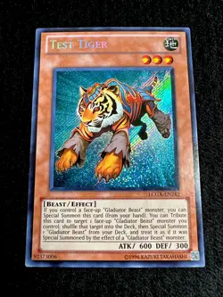 🔥YUGIOH • TEST TIGER • SECRET RARE • LCGX-EN242 • UNLIMITED • NEAR MINT🔥 - Image 2