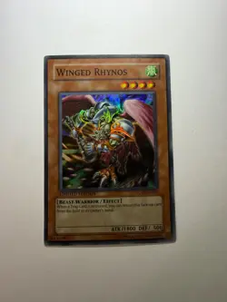 Yugioh - Winged Rhynos - Super - Limited - FOTB-ENSE2 - NM - Image 1
