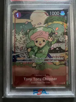 2024 ONE PIECE ENGLISH VERSION 1ST ANNIVERSARY SET #006 TONY TONY CHOPPER PSA 10 - Image 2