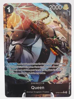 Queen Parallel OP08-080 Rare Two Legends One Piece NM - Image 1