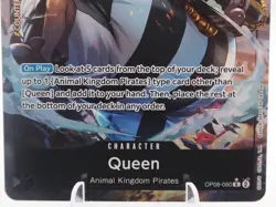Queen Parallel OP08-080 Rare Two Legends One Piece NM - Image 2