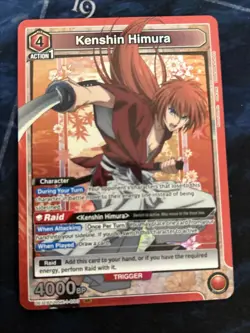 Union Arena Kenshin Himura (090) - UE11BT: Rurouni Kenshin NM-M - Image 1