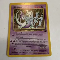 Pokemon Mewtwo Wotc Promo Regular 12/53 60 HP Basic 2000 English Card - Image 1