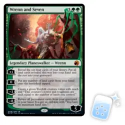 WRENN AND SEVEN Innistrad: Midnight Hunt MID Planeswalker Magic MTG MINT CARD - Image 1