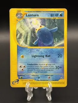 Pokemon Card - Lanturn Aquapolis 20/147 Rare Non-Holo - Image 1