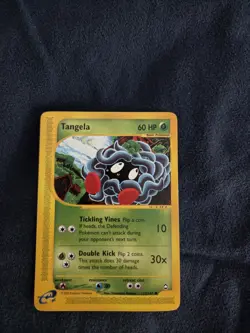 Tangela 112/147 Aquapolis Common E-Reader Pokemon TCG Card LP - Image 1