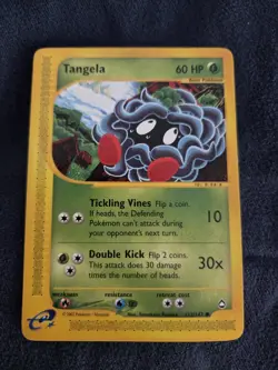 Tangela 112/147 Aquapolis Common E-Reader Pokemon TCG Card LP - Image 3
