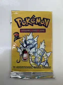 Pokemon TCG Base Set 2 Booster Pack Gyarados Artwork Sealed Wizards 11 Cards - Image 1