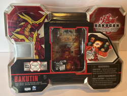 NEW Bakugan Red Bakutin Gundalian Invaders Spin Master Metal Gate Cards 2009 - Image 1