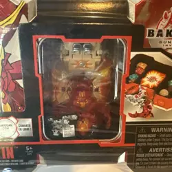 NEW Bakugan Red Bakutin Gundalian Invaders Spin Master Metal Gate Cards 2009 - Image 2