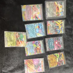 Perfect Order Lot Double Rare Ex Complete Set Pokemon Cards 9 Cards Total - Image 1