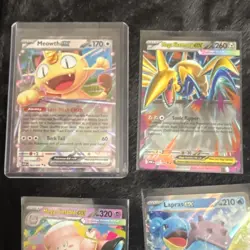 Perfect Order Lot Double Rare Ex Complete Set Pokemon Cards 9 Cards Total - Image 2