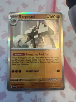Pokemon Card Paradox Rift Holographic Garganacl 104/182 NM - Image 2