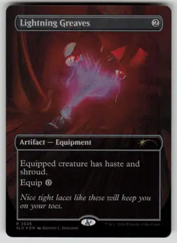 Lightning Greaves (2526) Holo Rare Secret Lair Drop Series 2526 MTG Near Mint - Image 1