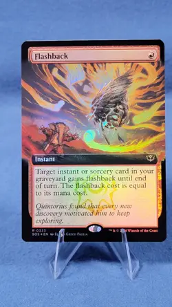 FLASHBACK FOIL [Extended Art] - Rare - SOS Secrets of Strixhaven MTG #0333 - Image 1
