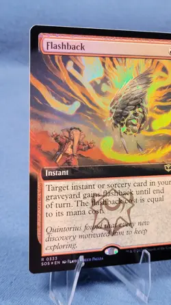 FLASHBACK FOIL [Extended Art] - Rare - SOS Secrets of Strixhaven MTG #0333 - Image 5