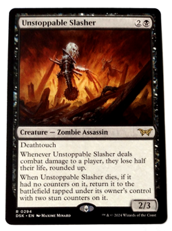 Unstoppable Slasher (0294) - Duskmourn: House of Horror (DSK) - EN - R 0294 - Image 1
