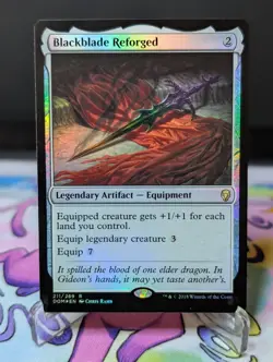 MTG Dominaria Regular- Blackblade Reforged 211 Foil - Image 1