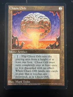 Magic: the Gathering: Chaos Orb - Oversized Promo - MINT - Image 1