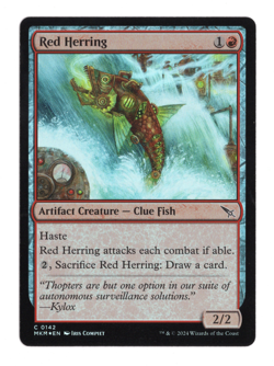 MTG-Red Herring-Murders at Karlov Manor-142-Near Mint-Foil - Image 1