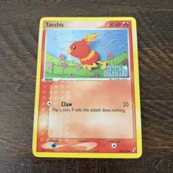 Pokemon Torchic Crystal Guardians 65/100 Reverse Holo Stamped LP/NM - Image 1