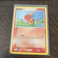 Pokemon Torchic Crystal Guardians 65/100 Reverse Holo Stamped LP/NM - Image 5