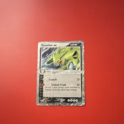 Pokemon TCG Tyranitar ex Holo 017/017 POP Series 1 Ultra Rare Stage 2 150 HP - Image 2