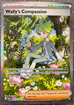 Wally’s Compassion 186/132 Special Illustration Rare Pokemon Mega Evolution - NM - Image 1