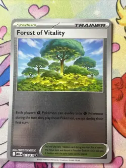 Forest of Vitality 117/132 Uncommon Reverse Holo Pokemon TCG Mega Evolution NM - Image 1