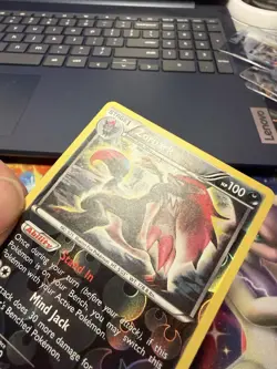 Pokemon Zoroark 91/162 Breakthrough Reverse Holo Rare Factory Rough Cut - Image 3