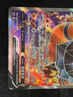 Torkoal V 188/202 Sword & Shield NM Full Art Ultra Rare Pokemon Card - Image 3