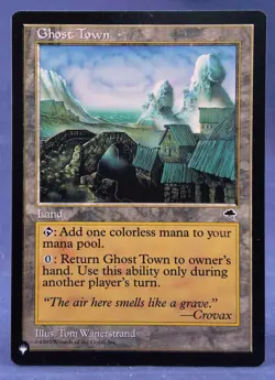 Ghost Town - MTG - The List - NM Excellent - Image 1