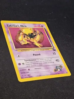 Pokemon TCG Sabrina's Abra 19 Black Star Promo Mint / Near Mint - Image 2