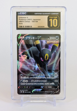 Umbreon V Pokemon 2021 Japanese VMAX Climax Holo 100/184 CGC PRISTINE 10 - Image 1