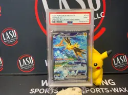 2023 Pokemon MEW EN 151 Zapdos EX Special Illustration Rare #202 PSA 9 MINT - Image 1