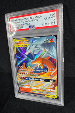 Pokemon Reshiram & Charizard GX 20/214 Unbroken Bonds Ultra Rare PSA 10 GEM MINT - Image 4