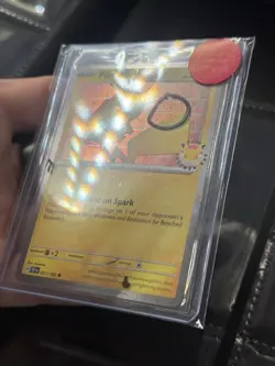 Pikachu 051/162 Pokemon Day STAMPED Cosmos Pokemon Day Promo 4 Total SWIRLS 💫 - Image 3