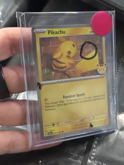 Pikachu 051/162 Pokemon Day STAMPED Cosmos Pokemon Day Promo 4 Total SWIRLS 💫 - Image 4