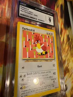 Farfetch/d Pokemon 2001 Neo Revelation 43/64 CGC Mint 9 - Image 1